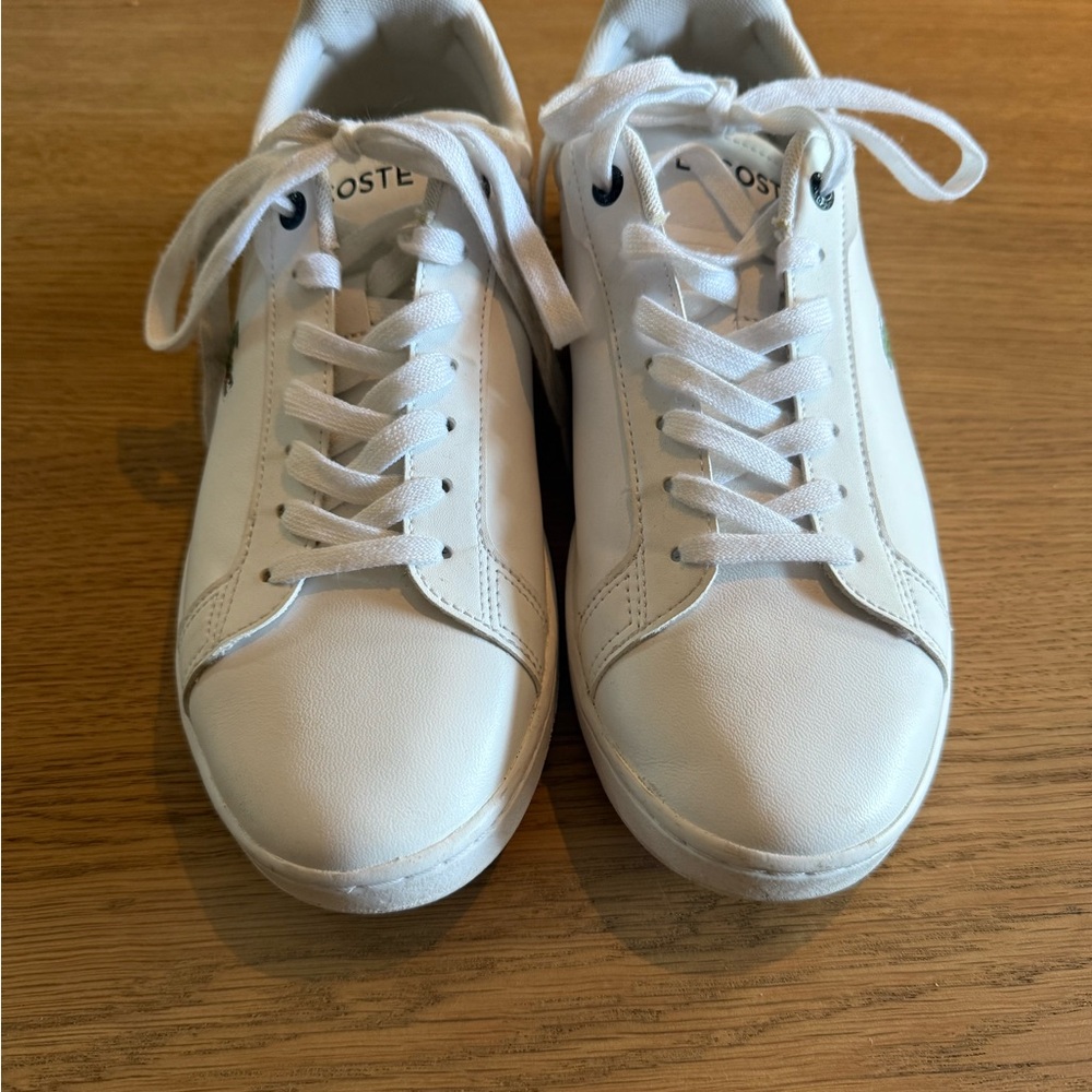 Lacoste Classic White Lace-Up Sneakers